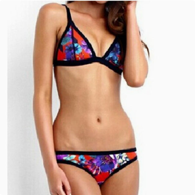 Women`s Brazilian Bikini Geometric Swimsuit - Woman`s Clothing