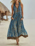 Sleeveless Leopard Print Midi Dress - Woman`s Clothing