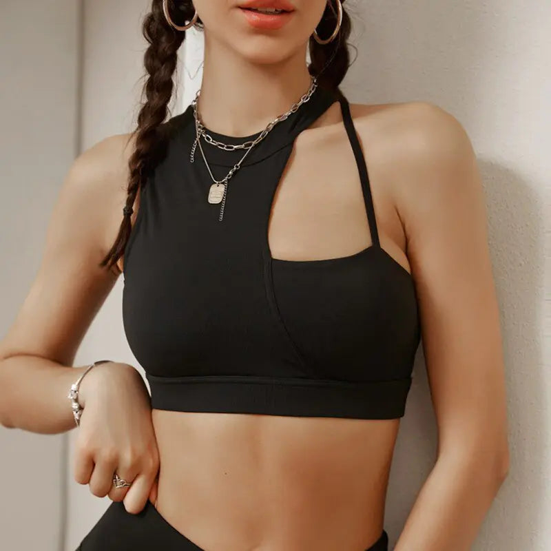 Comfortable Asymmetrical Sports Bra