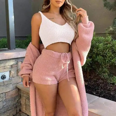 Cozy Lounge Set - Woman`s Clothing