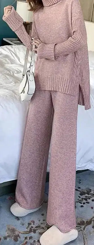 Warm Sweater Set For Women - Woman`s Clothing