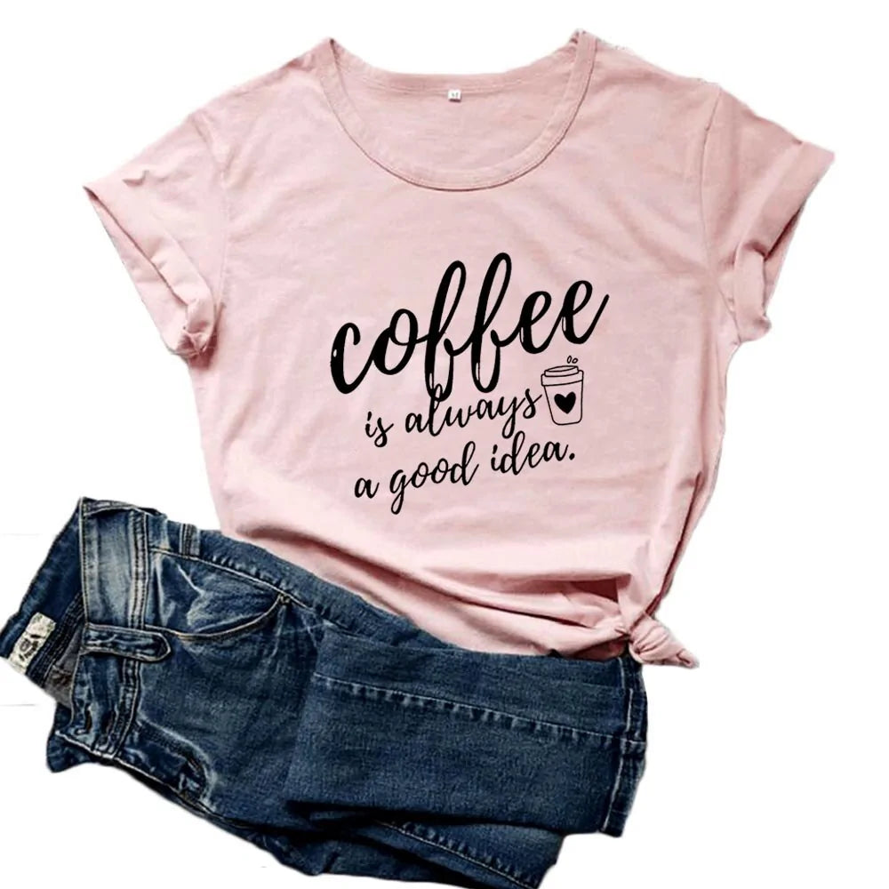 Mama Needs Coffee T Shirt - Woman`s Clothing