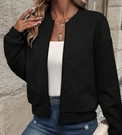 Woman`s Long Sleeve Casual JacketWoman`s Long Sleeve