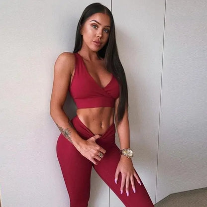 Seductive V Fitness 2 Piece Set Woman`s Clothing 35.00