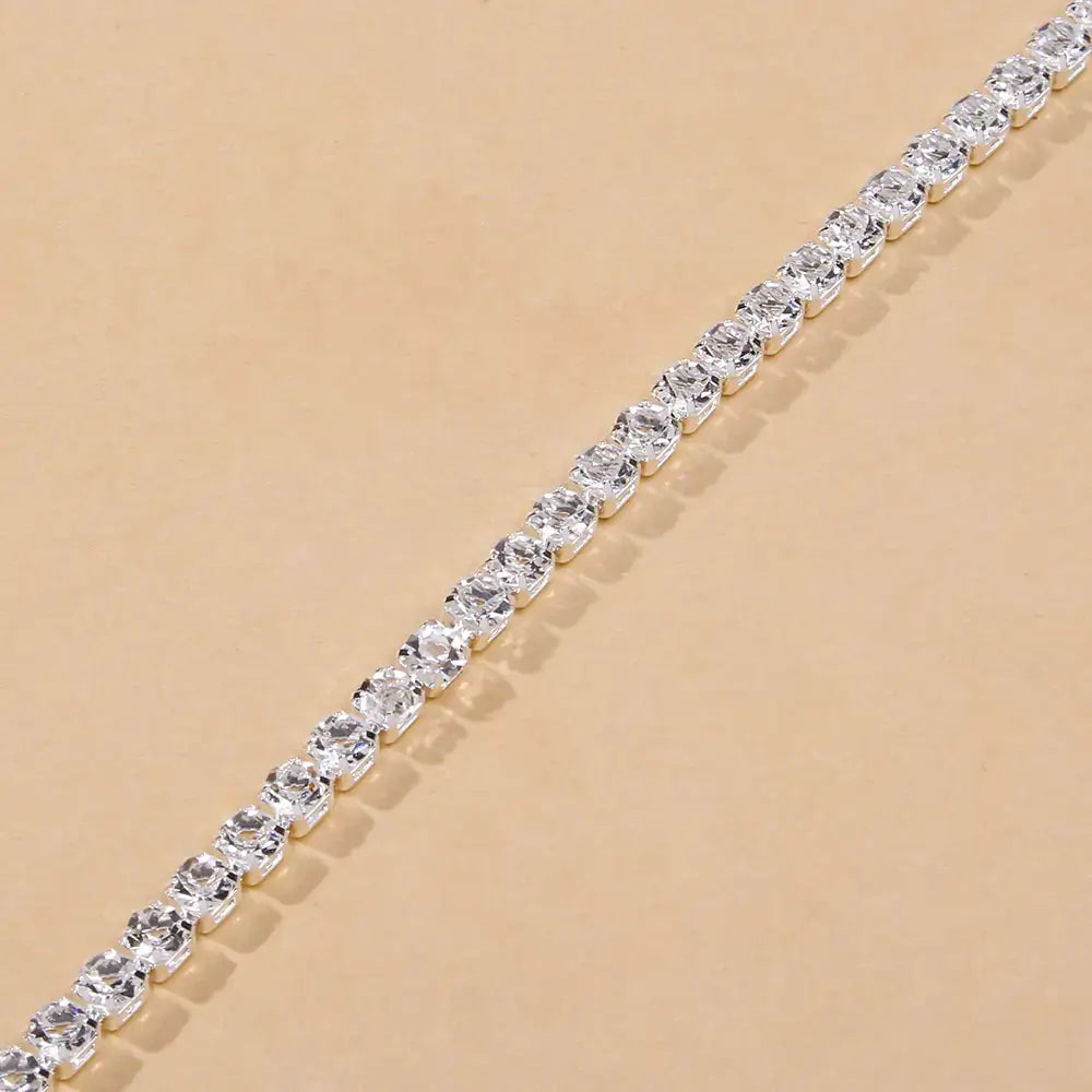 Dazzling Rhinestone Anklet for Summer - Shop Now