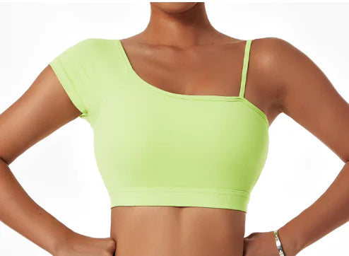 Sexy Oblique One Shoulder Top - Woman`s Clothing