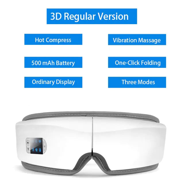 4D Smart Airbag Vibration Eye Care Massager - Woman`s Clothing