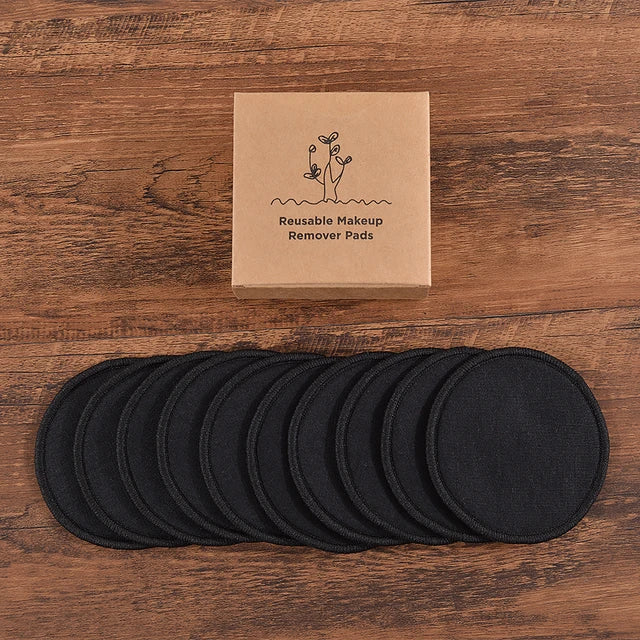 Bamboo Makeup Remover Pads 10 Pieces - Woman`s Clothing