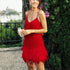 Sexy Women Fringed Sequin Feather - Woman`s Clothing