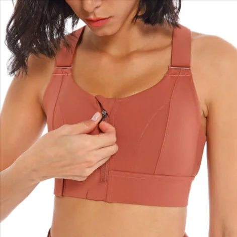 High-Intensity Shockproof Seamless Fitness Bra