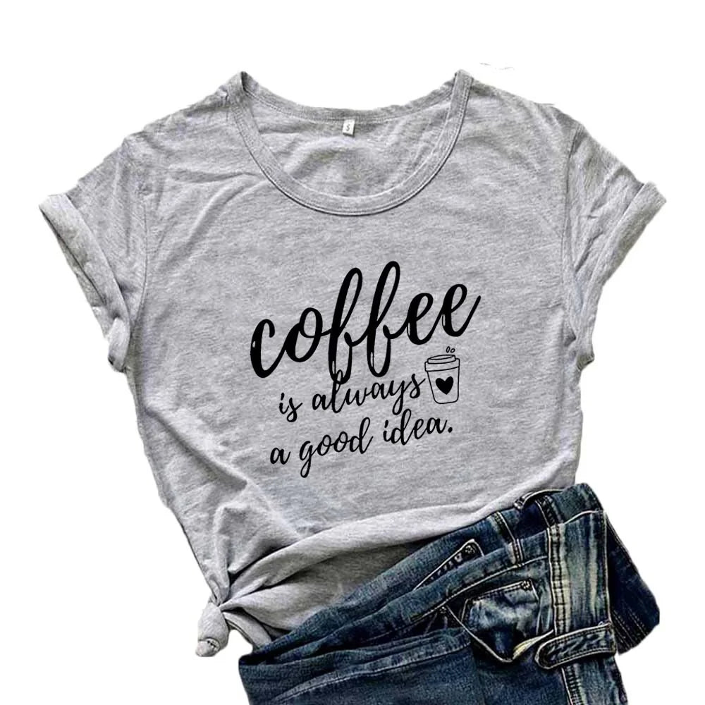 Mama Needs Coffee T Shirt - Woman`s Clothing