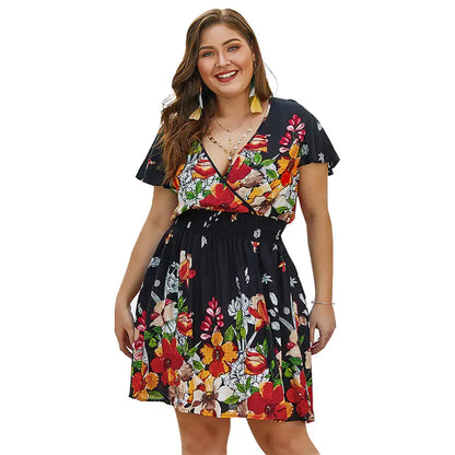 Comfortable &amp; Stunning Woman`s Floral Dress