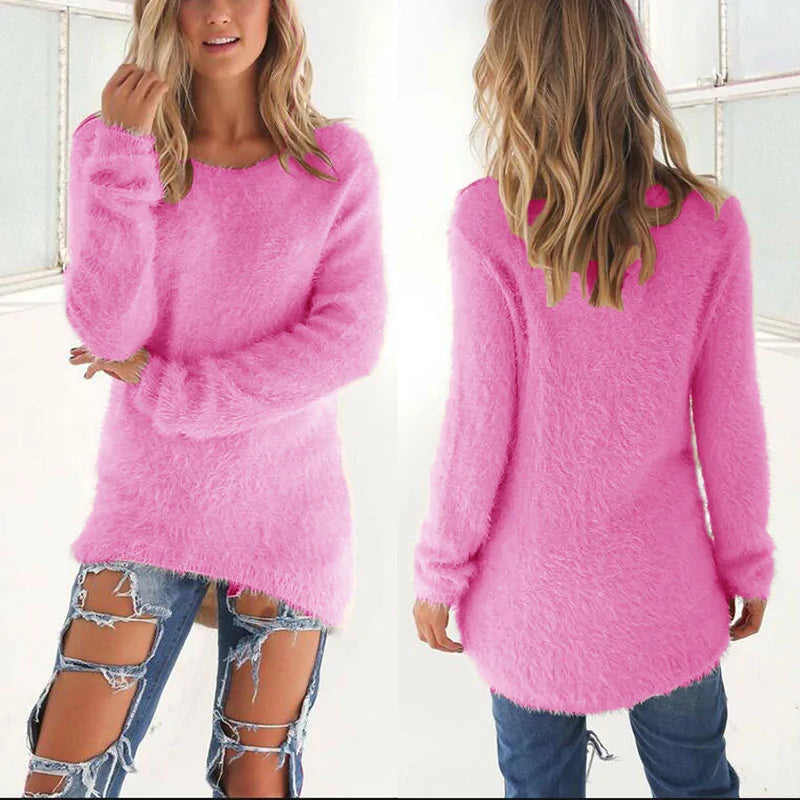 Fashionable Ladies Warm Pullover - Woman`s Clothing