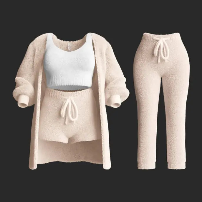 Women's Knitted Loungewear Set