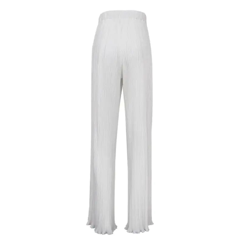 Elegant High Waist Wide Pants and Top Set