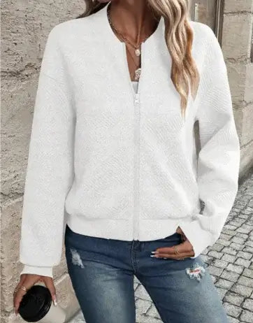 Woman`s Long Sleeve Casual JacketWoman`s Long Sleeve