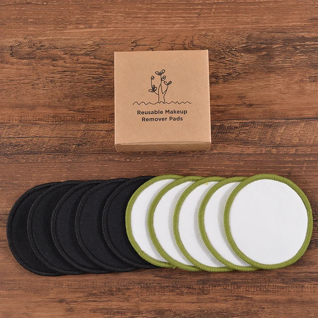 Bamboo Makeup Remover Pads 10 Pieces - Woman`s Clothing