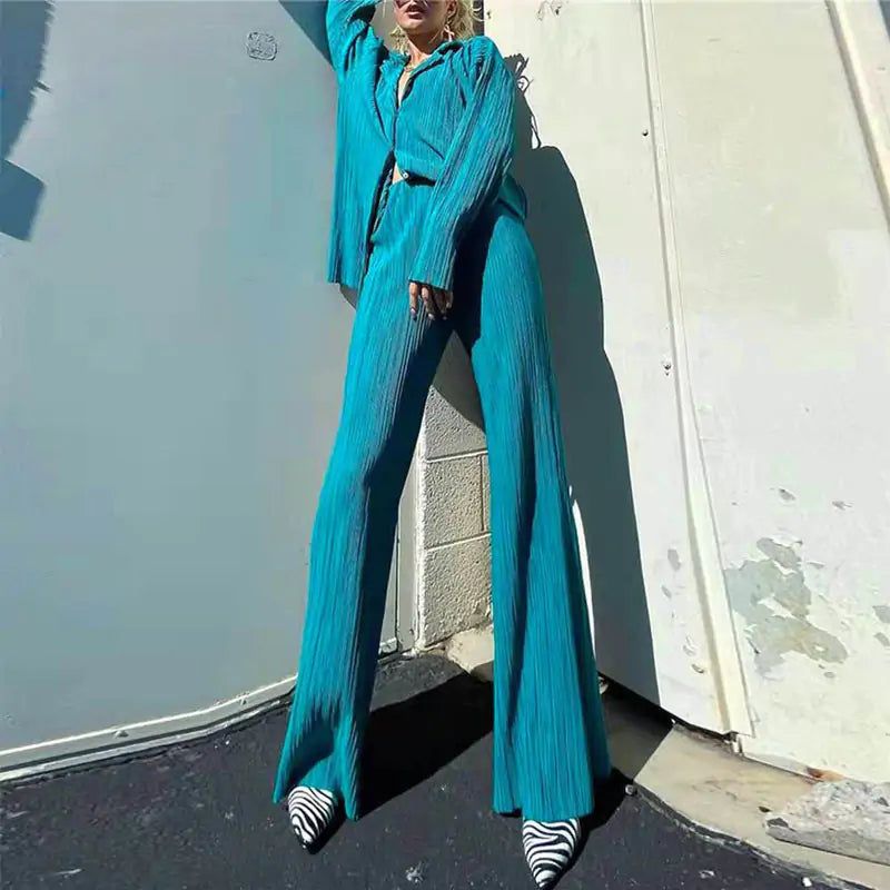 Stylish Two Piece Long Sleeve Suit