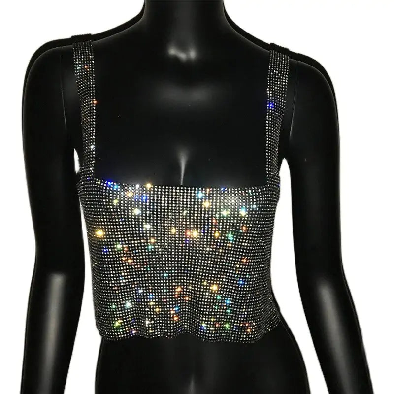 Glitter Nightclub Tank Top - Woman`s Clothing